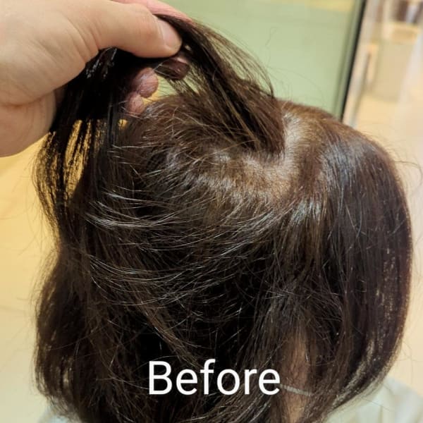 初めての脱白髪染めカラー♪BeforeAfter【我孫子】