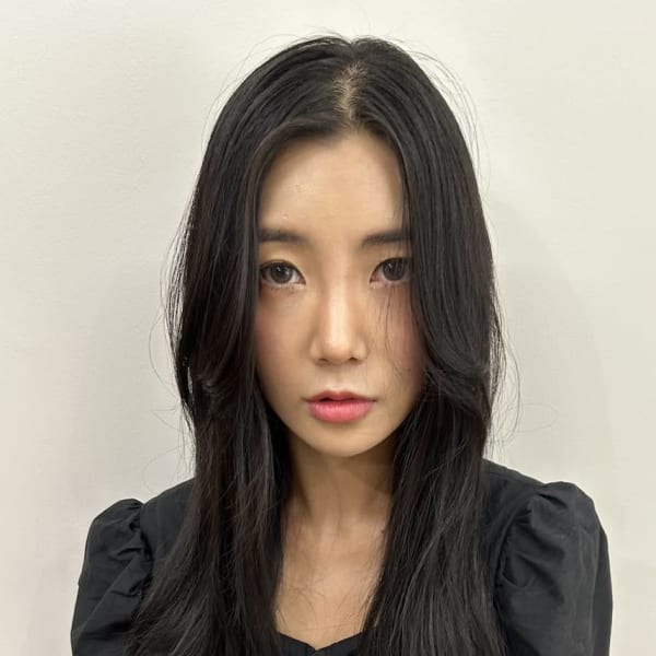 韓国風ロングレイヤー