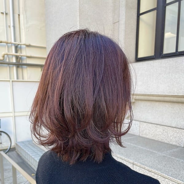 【Buenos永野】セミウェット質感/ボブウルフ