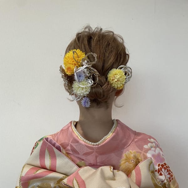 ヘアセット/成人式ヘア/着付け