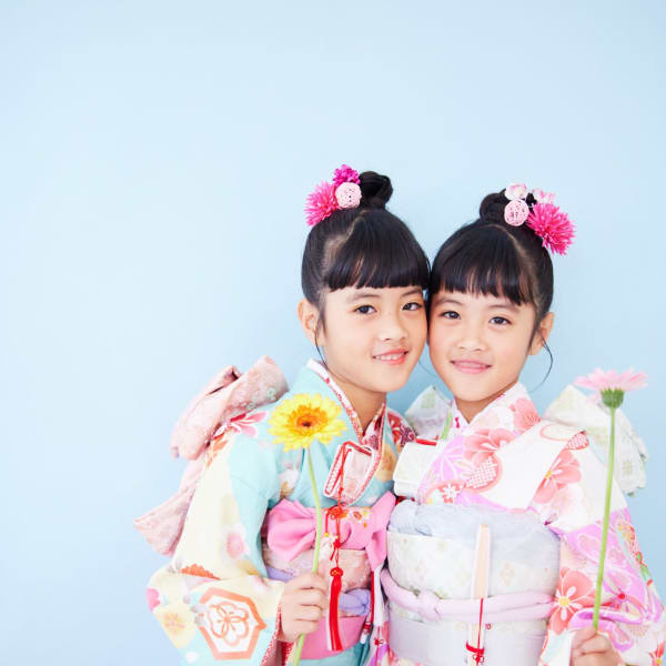 七五三☆着物☆着付け//ヘアセット//メイク