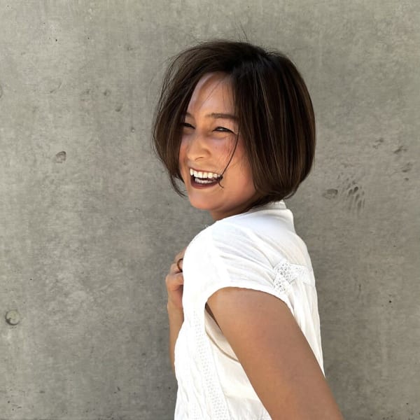 大人可愛いショートボブ【銀座/有楽町】30代40代50代