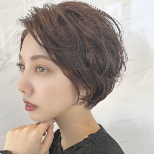 30代40代50代 丸みパーマショートボブ|Harris ハリス【表参道・青山・外苑前】表参道本店