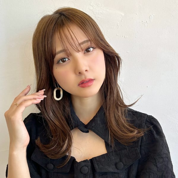 〈藤間〉大人かわいいくびれ韓国ヘア|Ciel by afloat