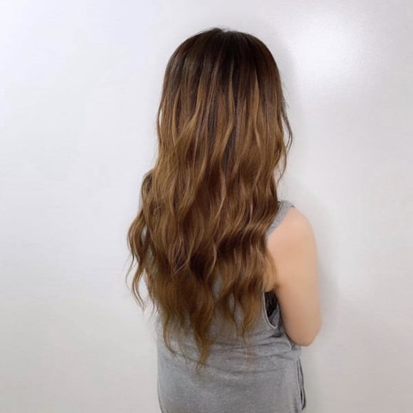 憧れブラウンベージュロング