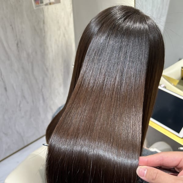 "髪質改善で叶える" 艶髪×グレージュ『銀座/個室』