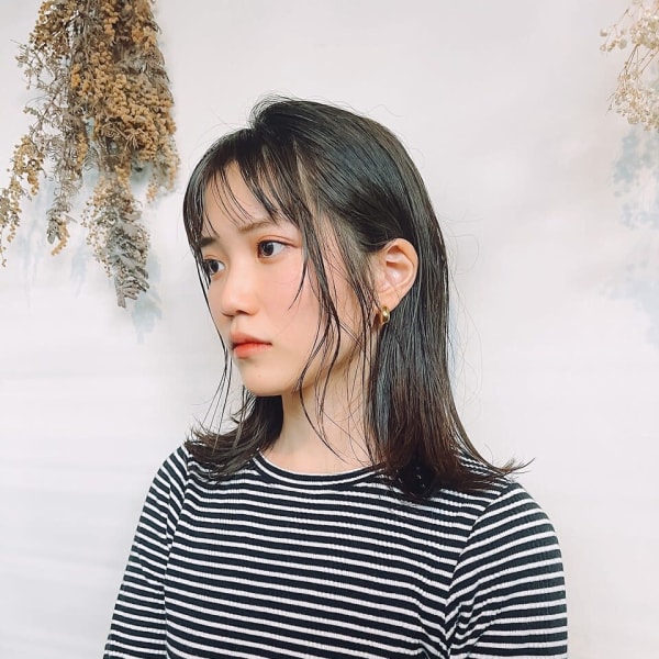 【JILL】顔まわりレイヤーのシンプルセミディ☆