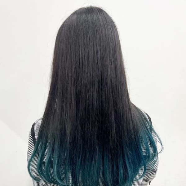 飽きれば切るだけ!裾カラー