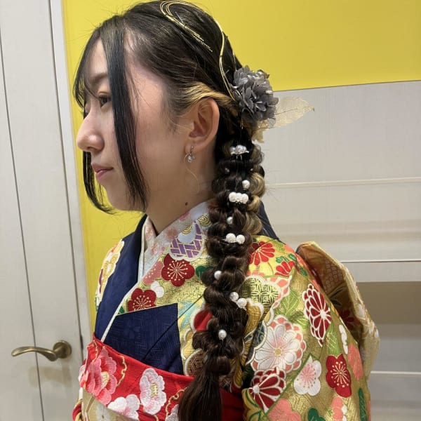 【黒田】ポコポコアレンジ/卒業式ヘア