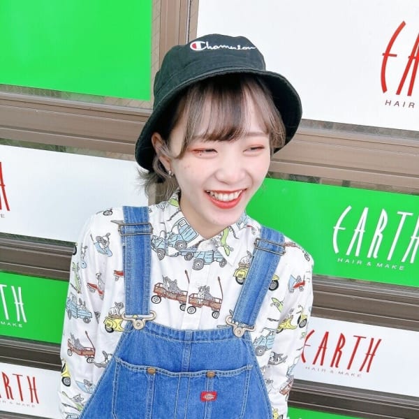 HAIR&MAKE EARTH 長崎大村店【ヘアアンドメイクアース ナガサキオオムラテン】のスタッフ紹介。川田和奈