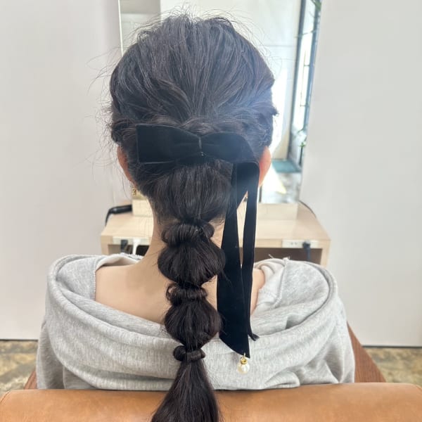 ヘアセット　アップスタイル