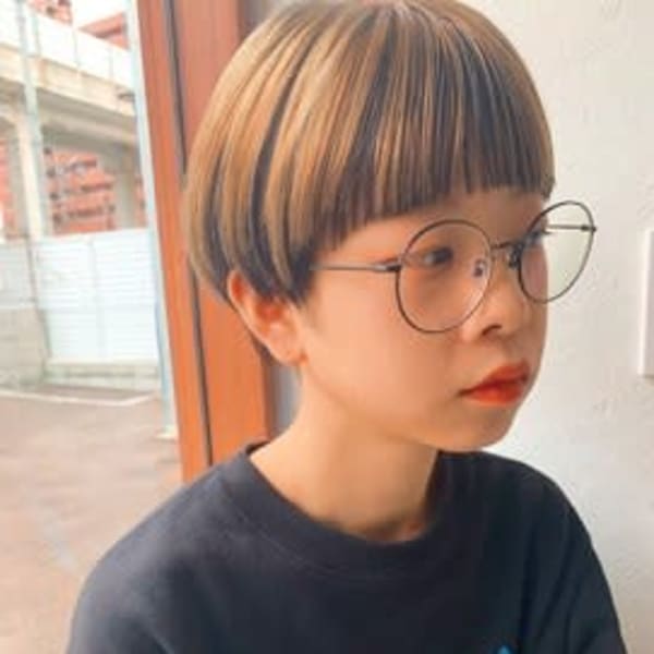 ワイドバングマッシュ