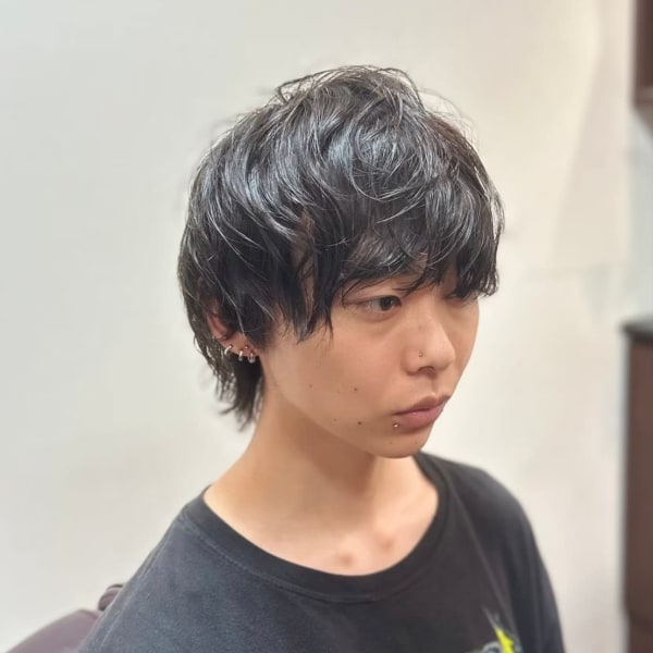 スパイラルパーマ 理容室 床屋 麻布十番 六本木