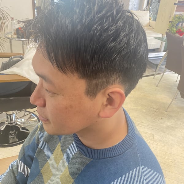 メンズカット/フェード/刈り上げ/ビジネススタイル/短髪|Nouvelle Vallee