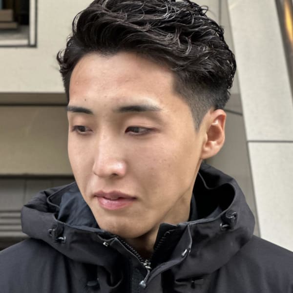 ウェーブパーマ ビジネスパーマ