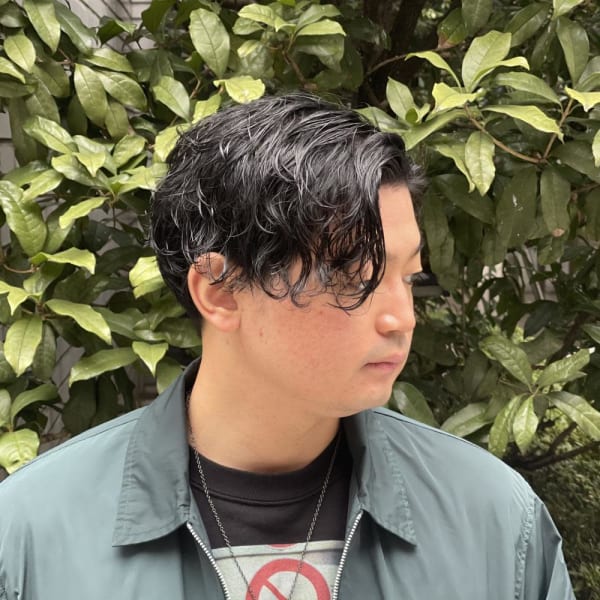 大人ウェーブ　ロング