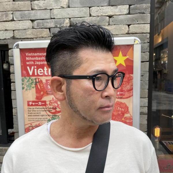 日本橋　30代40代大人パーマ　刈り上げスタイル|ドルクス日本橋