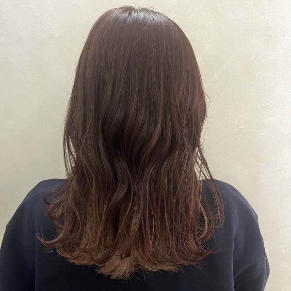 【&ONE 自由が丘】ピンクベージュ×ミディアム|&ONE