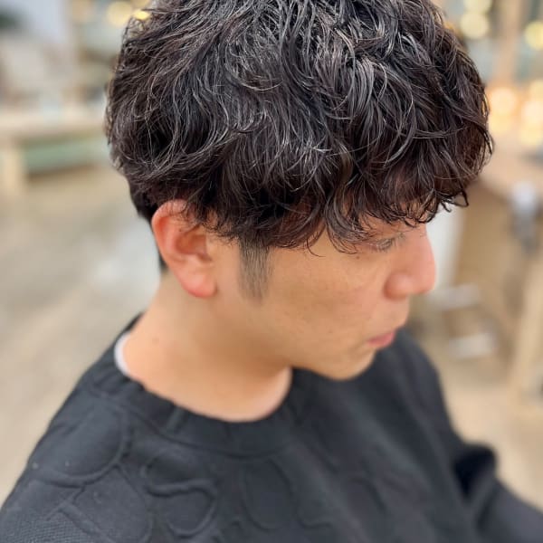 メンズ波巻きパーマスタイル☆|Eleanor spa&treatment 渋谷公園通り