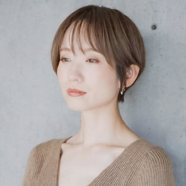 イメチェン大人耳掛けショート