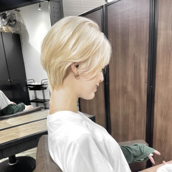 切りっぱなしボブ エアリーロング 美髪 ピンクブラウン