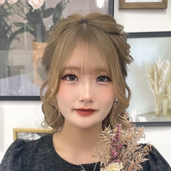 モテゆるハーフアップ