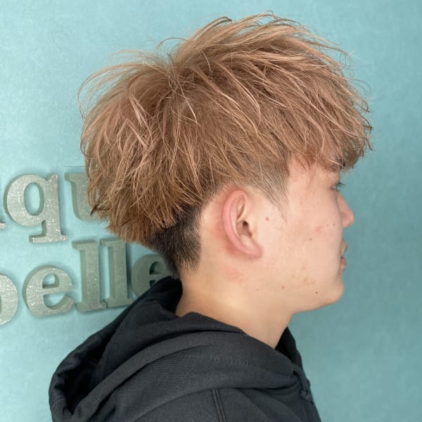 メンズ職人が作るマッシュ×ベージュ|Ferite