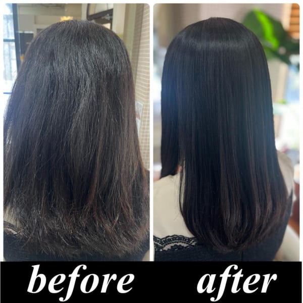【美髪整形】異次元の最新髪質改善☆シルク酸性ストレート