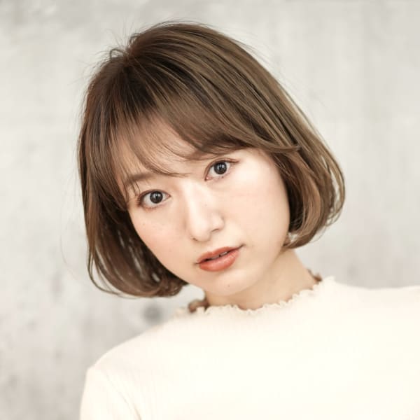 大人可愛いショートボブ