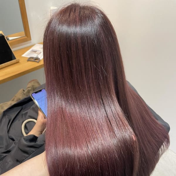 ボルドーパープル/ロング/40代/カラーリストkanae