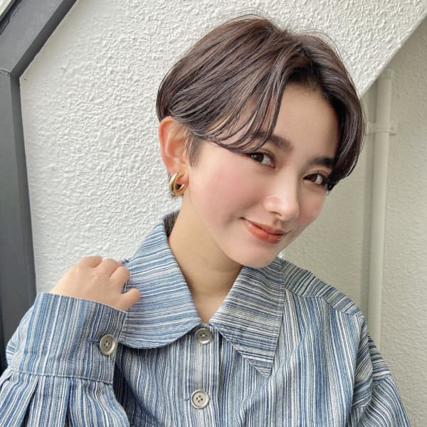 前髪なし大人ショート20代30代40代表参道