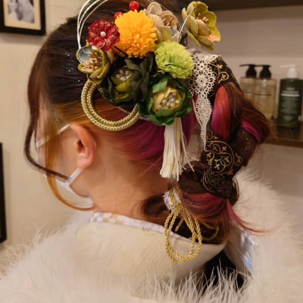 成人式ヘアセット★リハーサル付き★