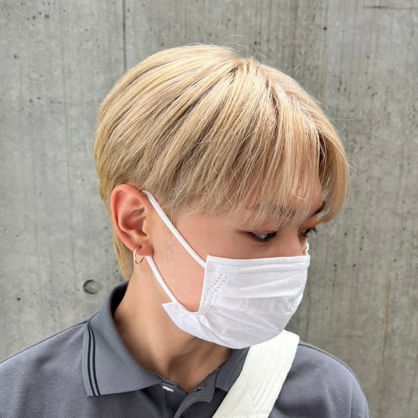 【シースルーマッシュ】韓国風マッシュ／韓国ヘア／原宿／表参道