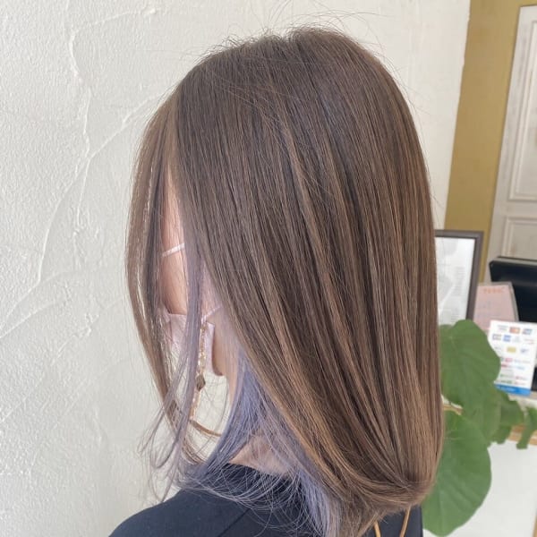 インナーカラーonバイオレット