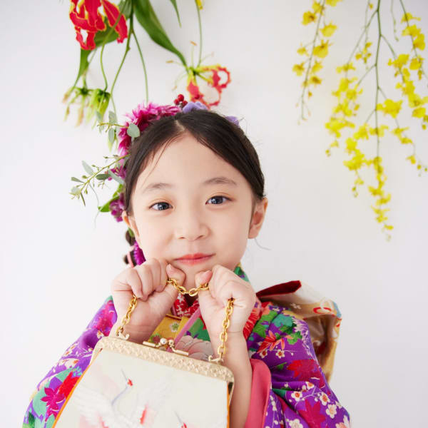 七五三☆着物☆着付け//ヘアセット//メイク