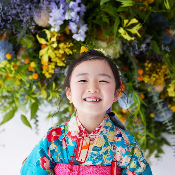 七五三☆着物☆着付け//ヘアセット//メイク