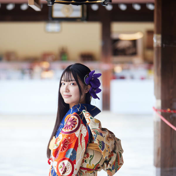 成人式☆着物☆着付け//ヘアセット//メイク