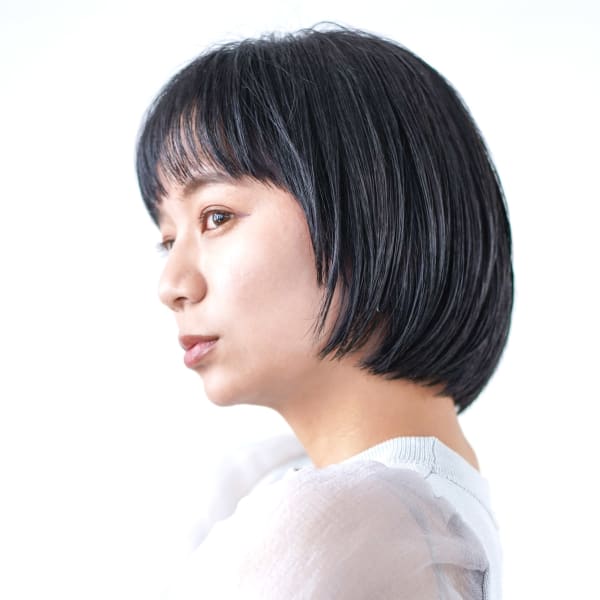 大人かわいい丸みボブ