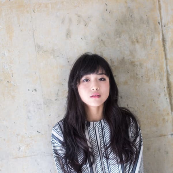 ダークアッシュ×ゆったりロング