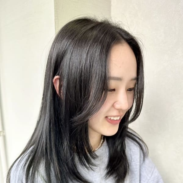 黒髪ハッシュレイヤー