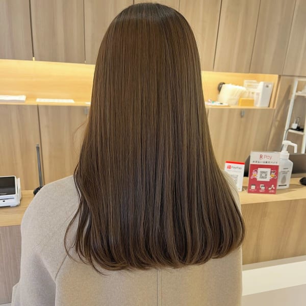 シークレットハイライト / ニュアンスカラー / ロングヘア|first 泉中央