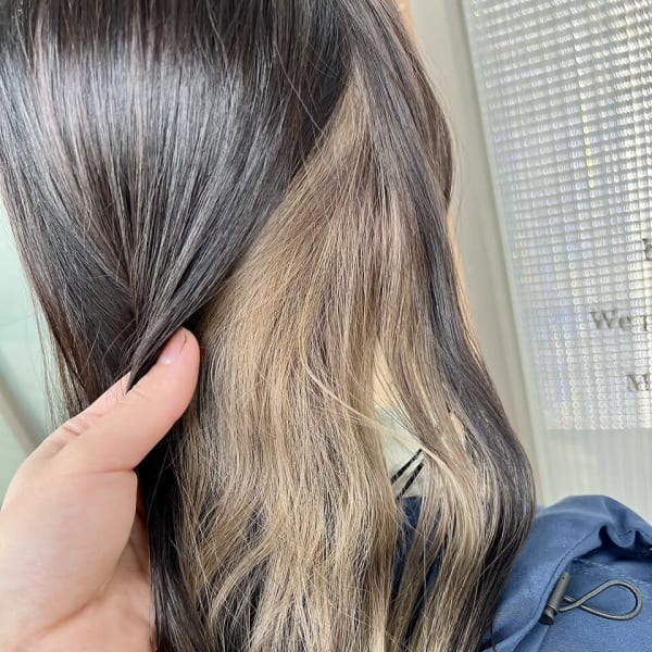 インナーカラー/ミルクティーベージュ/ベージュカラー|first 東仙台