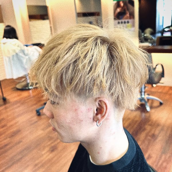 メンズブロンズヘア