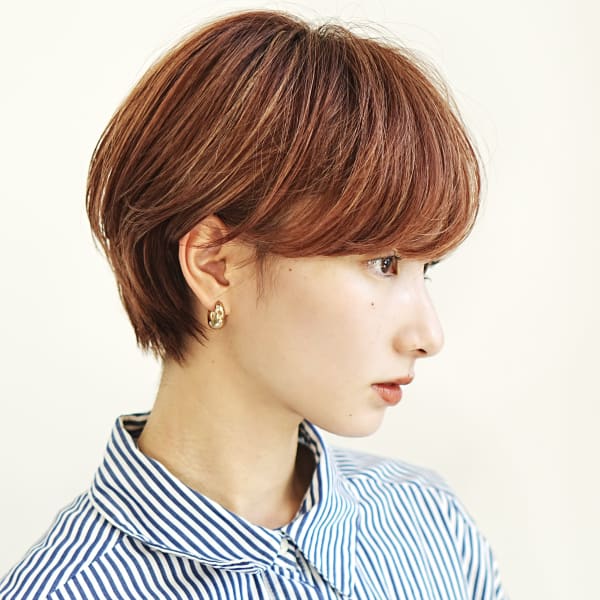 軽やかな大人マッシュショート