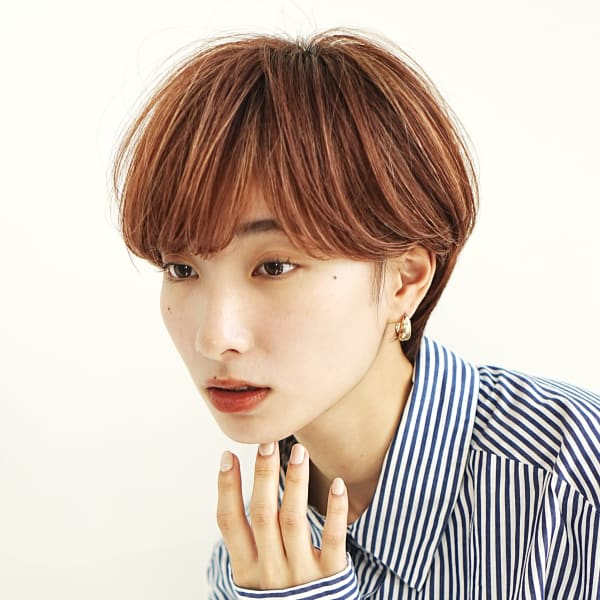 軽やかな大人マッシュショート