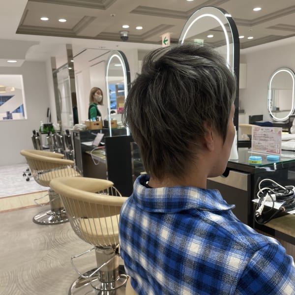 メンズカット×シルバー