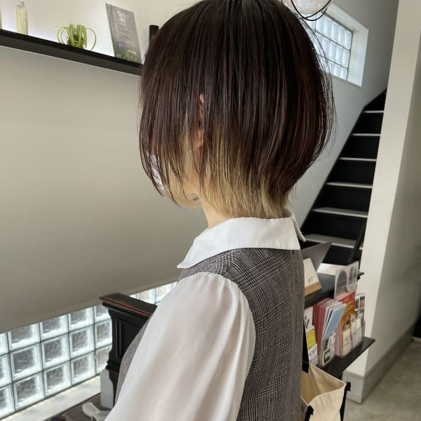 インナーカラーウルフ