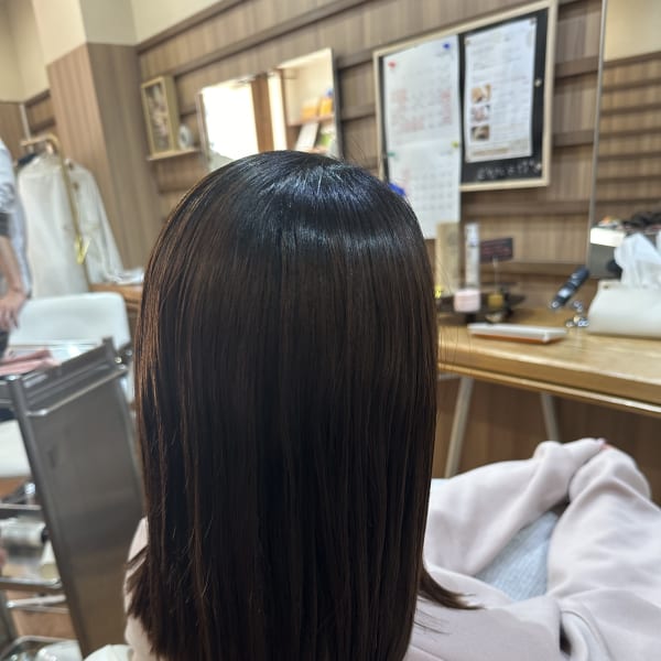 地毛風ストレート