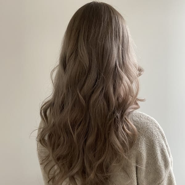 ★ブラウンベージュ★ナチュラル巻き下ろし巻きすぎ注意FLOW