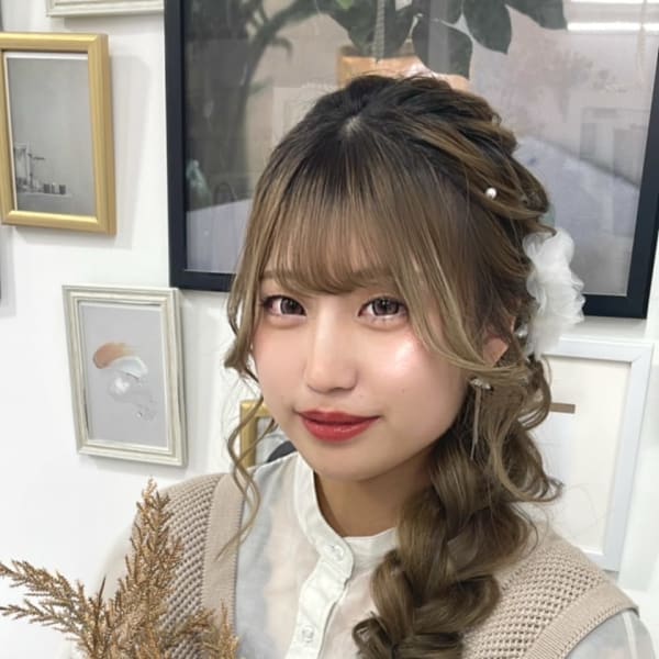 ルーズな編みおろし